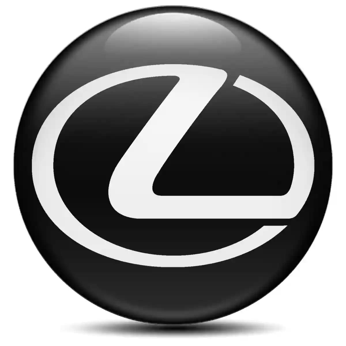 Lexus Wheel Emblem Self-Adhesive Stylish Design