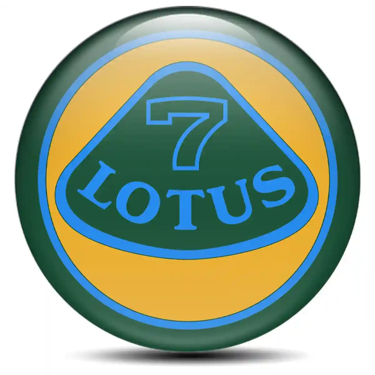 Lotus Domed Emblem Self-Adhesive High Quality