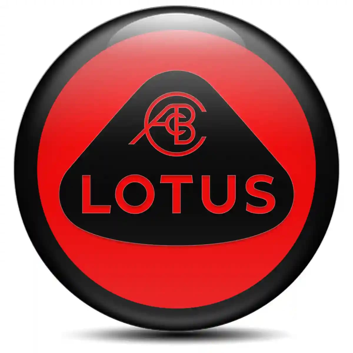 Lotus Domed Sticker High Quality