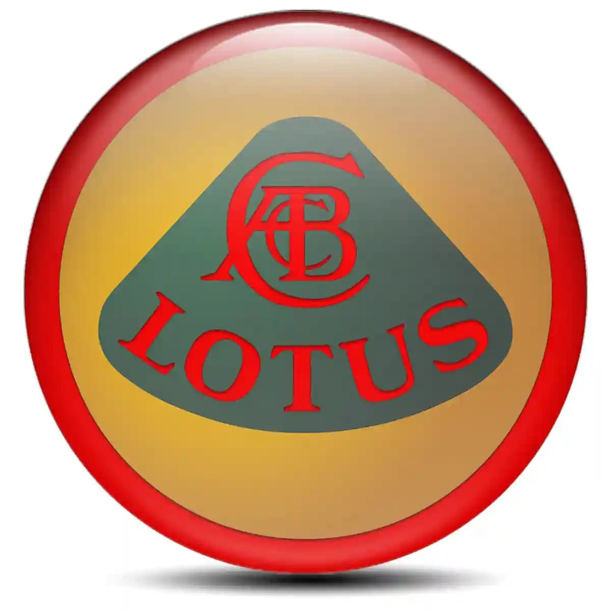 Lotus Domed Sticker Self-Adhesive High Quality