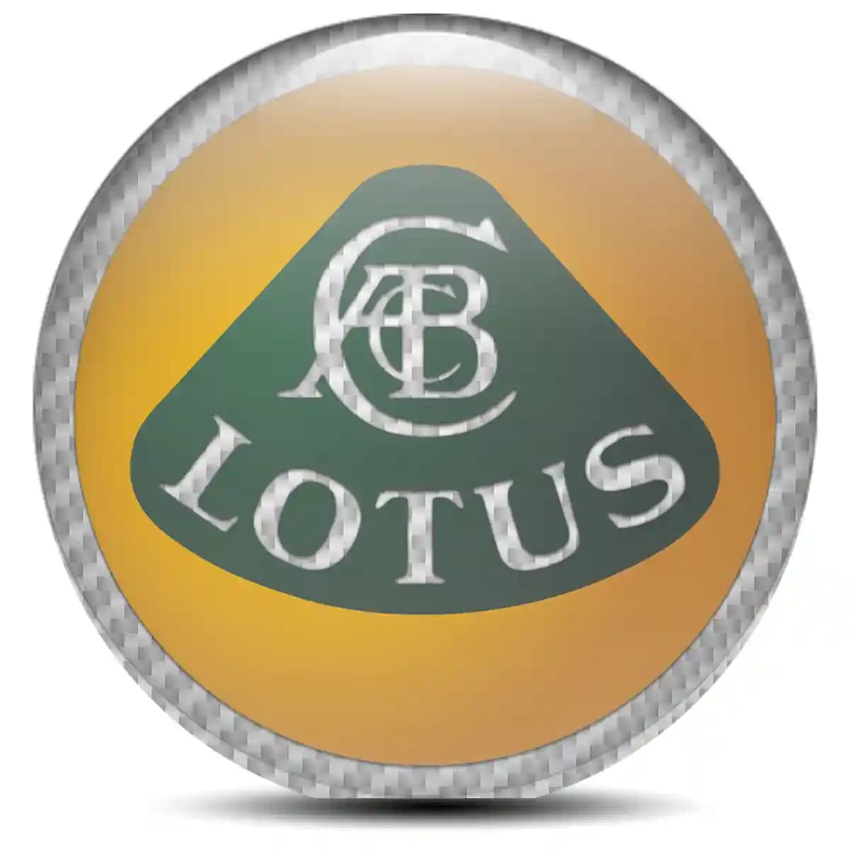 Lotus Domed Sticker Self-Adhesive Stylish Design