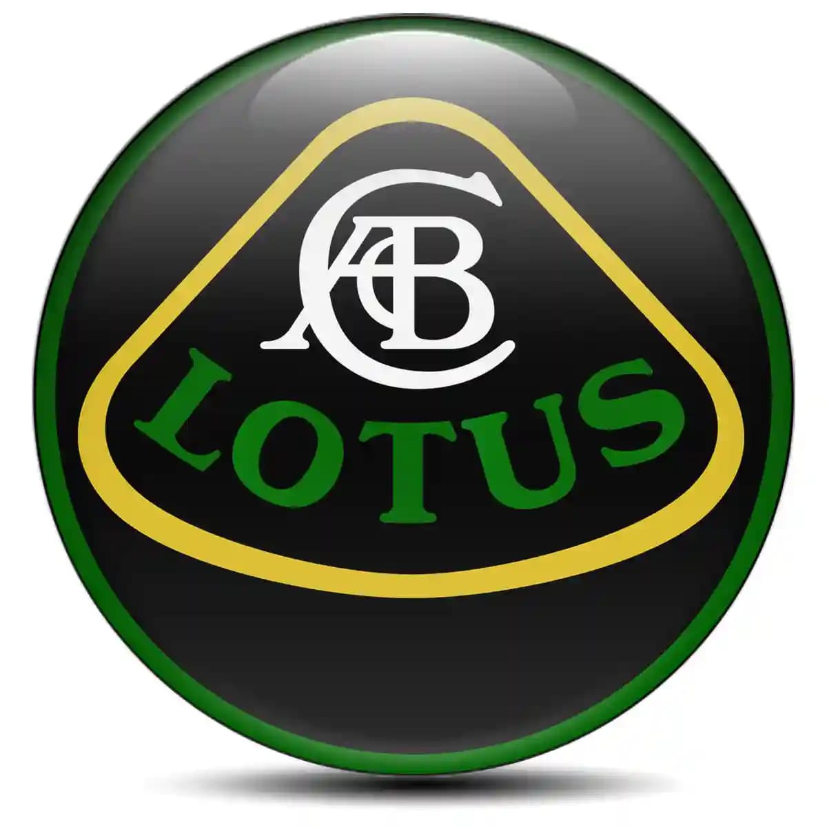 Lotus Domed Sticker Stylish Design