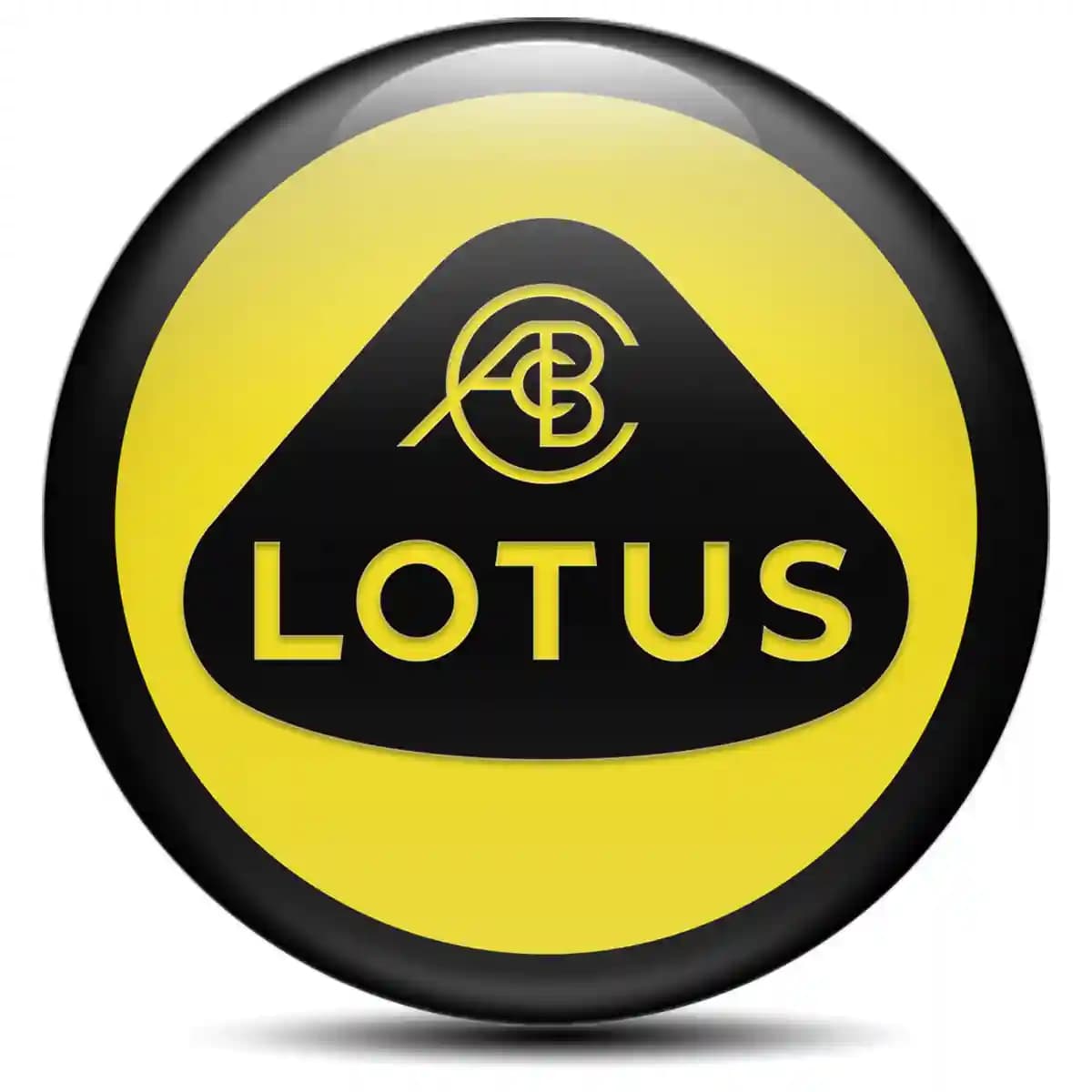 Lotus Emblem Badge Self-Adhesive Stylish Design
