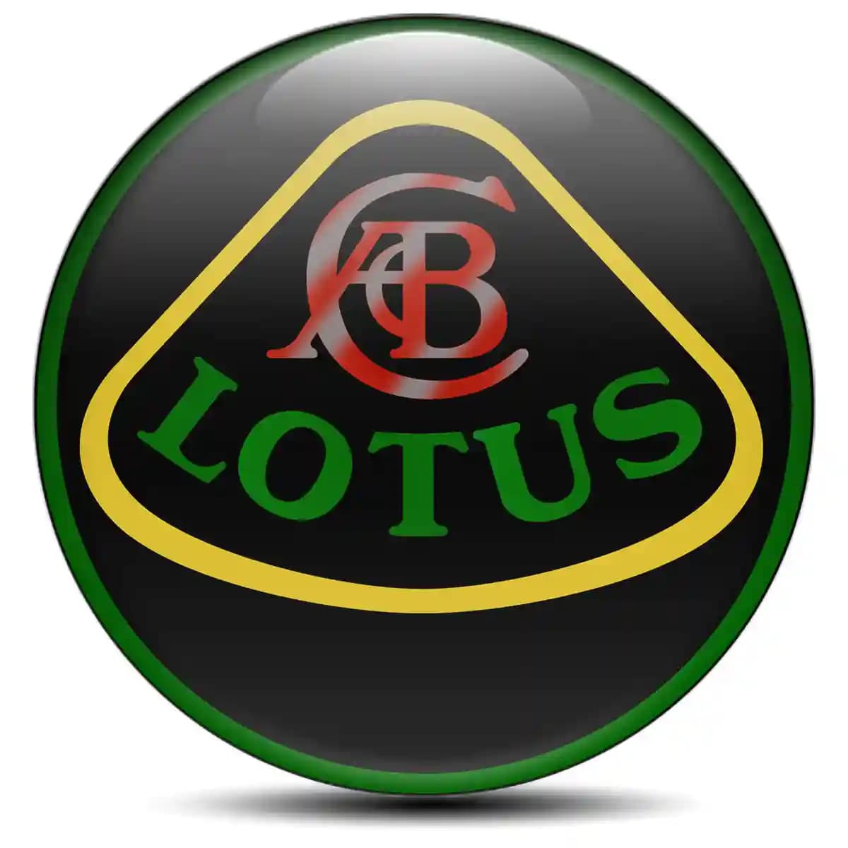 Lotus Wheel Emblem Self-Adhesive Stylish Design