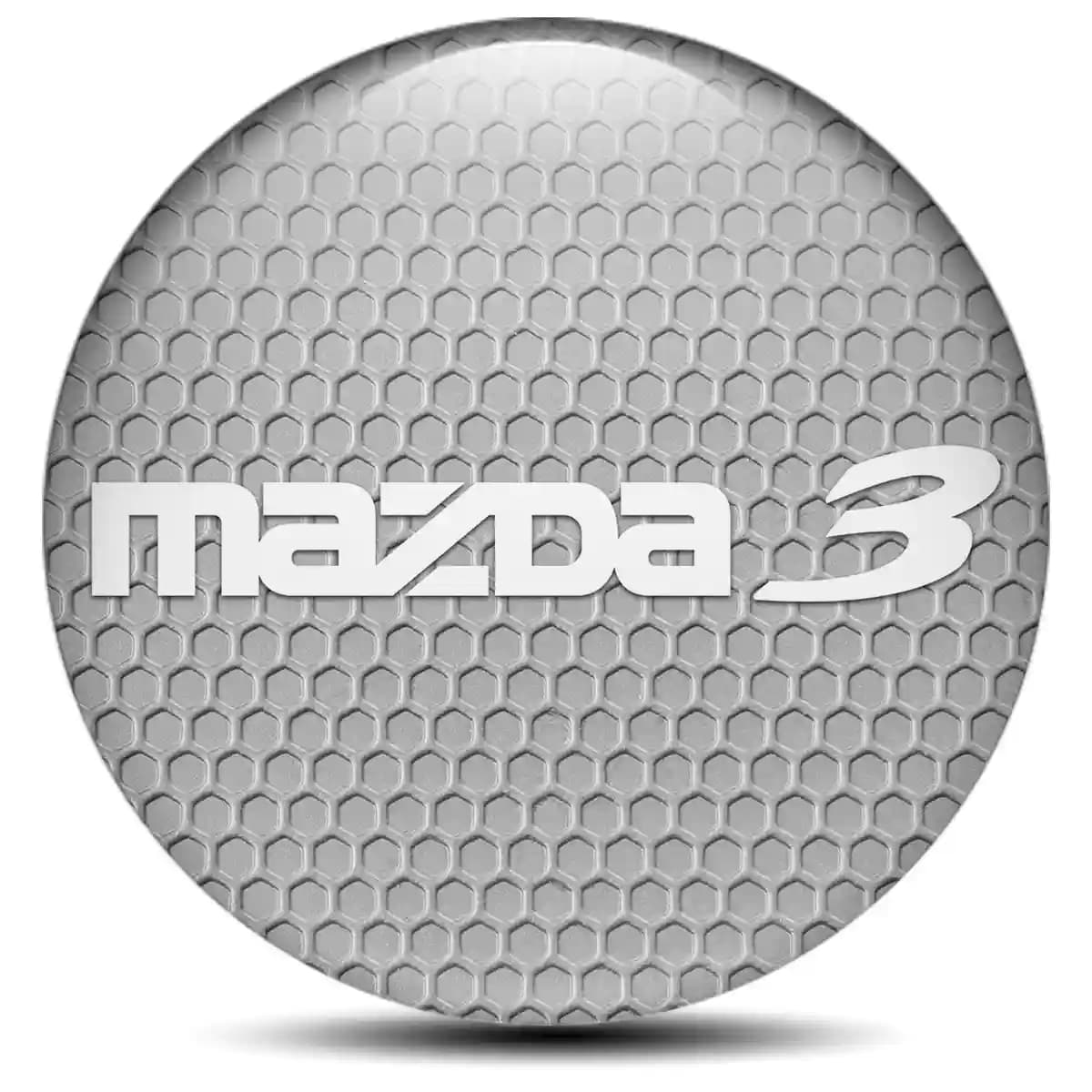 Mazda 3 Domed Emblem Self-Adhesive Stylish Design
