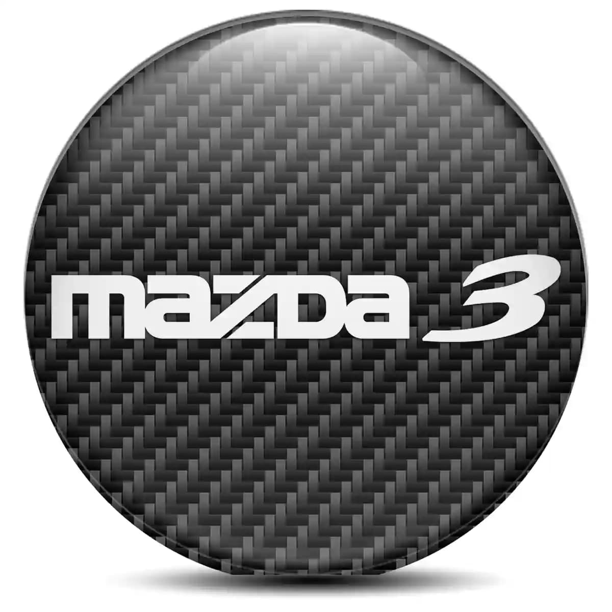 Mazda 3 Domed Emblem Stylish Design