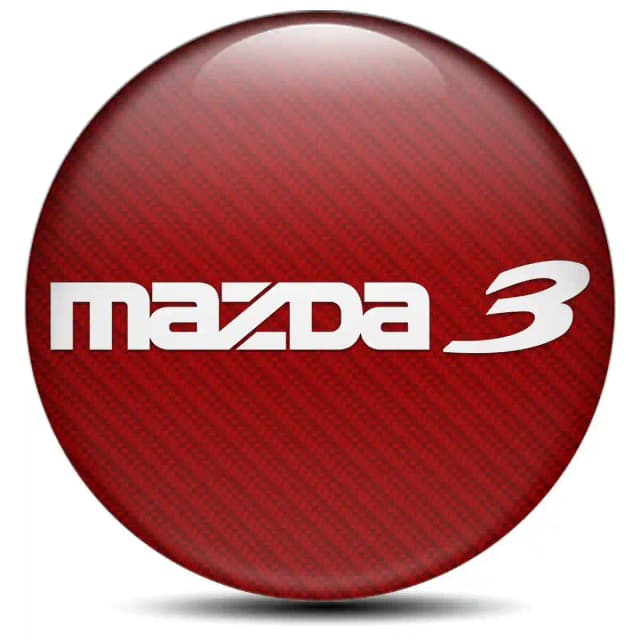 Mazda 3 Emblem Wheel Center Caps Stylish Design