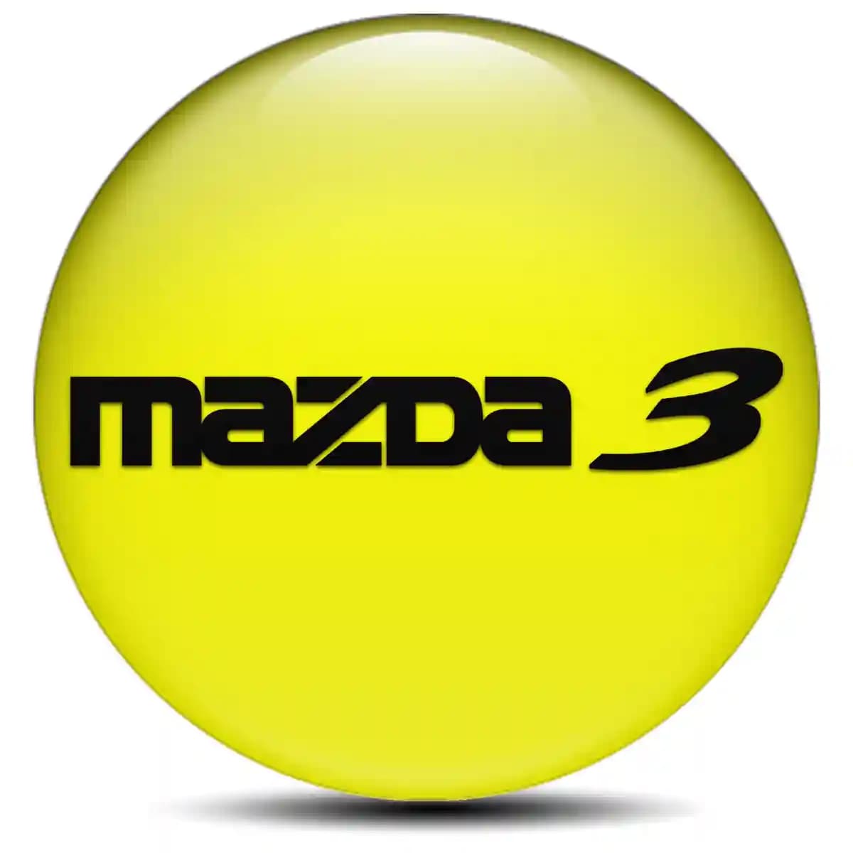 Mazda 3 Wheel Emblem Self-Adhesive Stylish Design