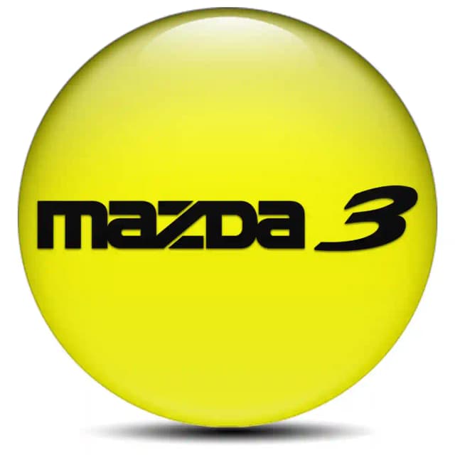 Mazda 3 Wheel Emblem Self-Adhesive Stylish Design