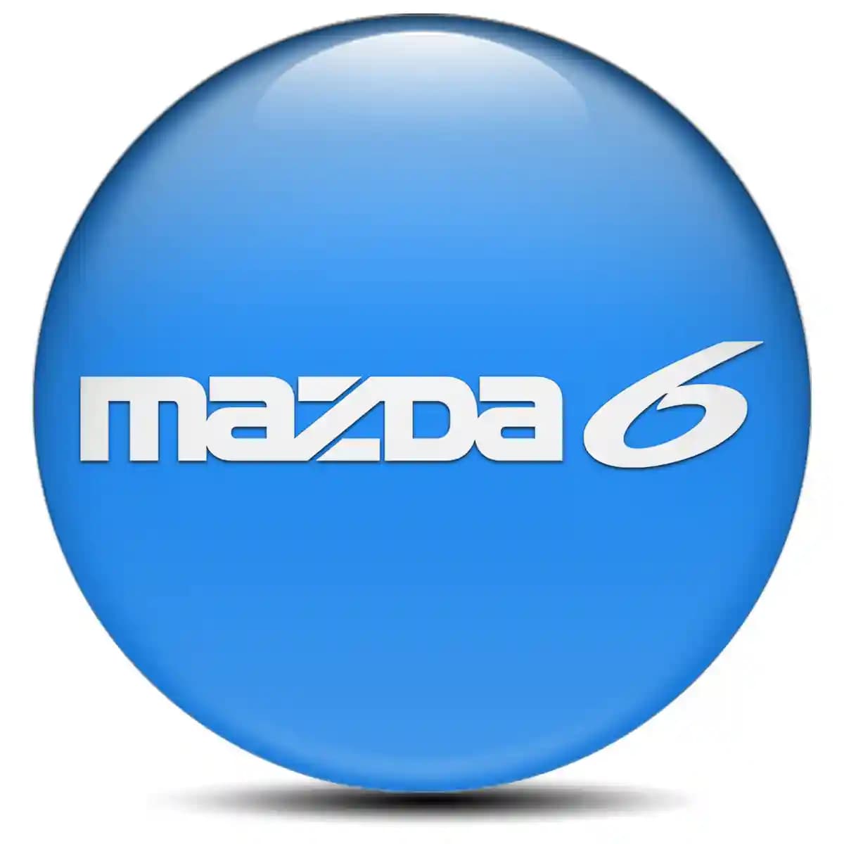 Mazda 6 Logo Sticker Stylish Design