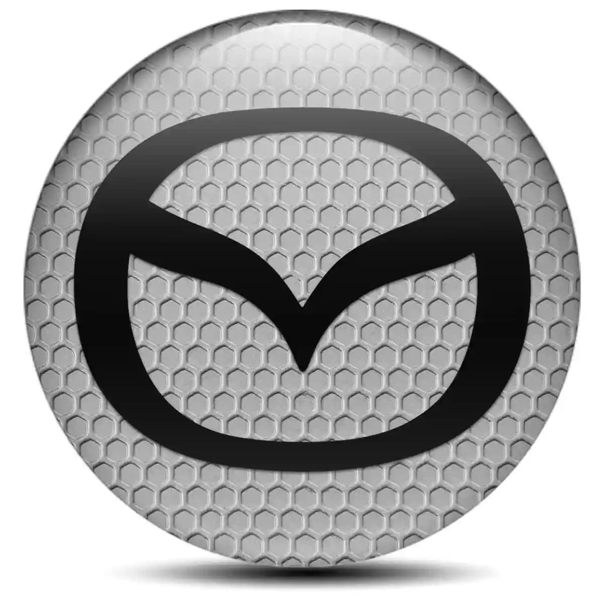 Mazda Badge Emblems Center Cap Luxury Edition