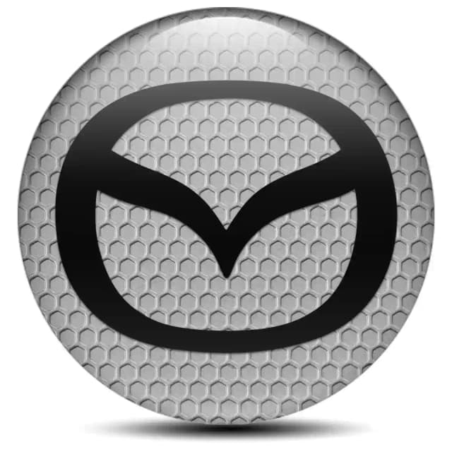 Mazda Badge Emblems Center Cap Luxury Edition