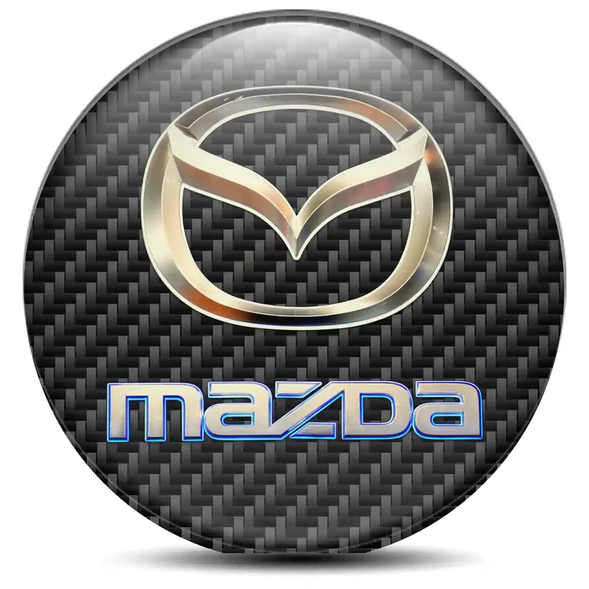 Mazda Badge Emblems Center Cap Premium Resin