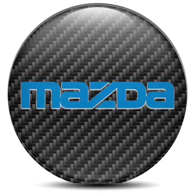 Mazda Badge Emblems Center Cap Stylish Design