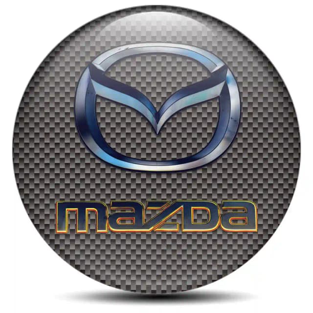 Mazda Domed Emblem Self-Adhesive High Quality