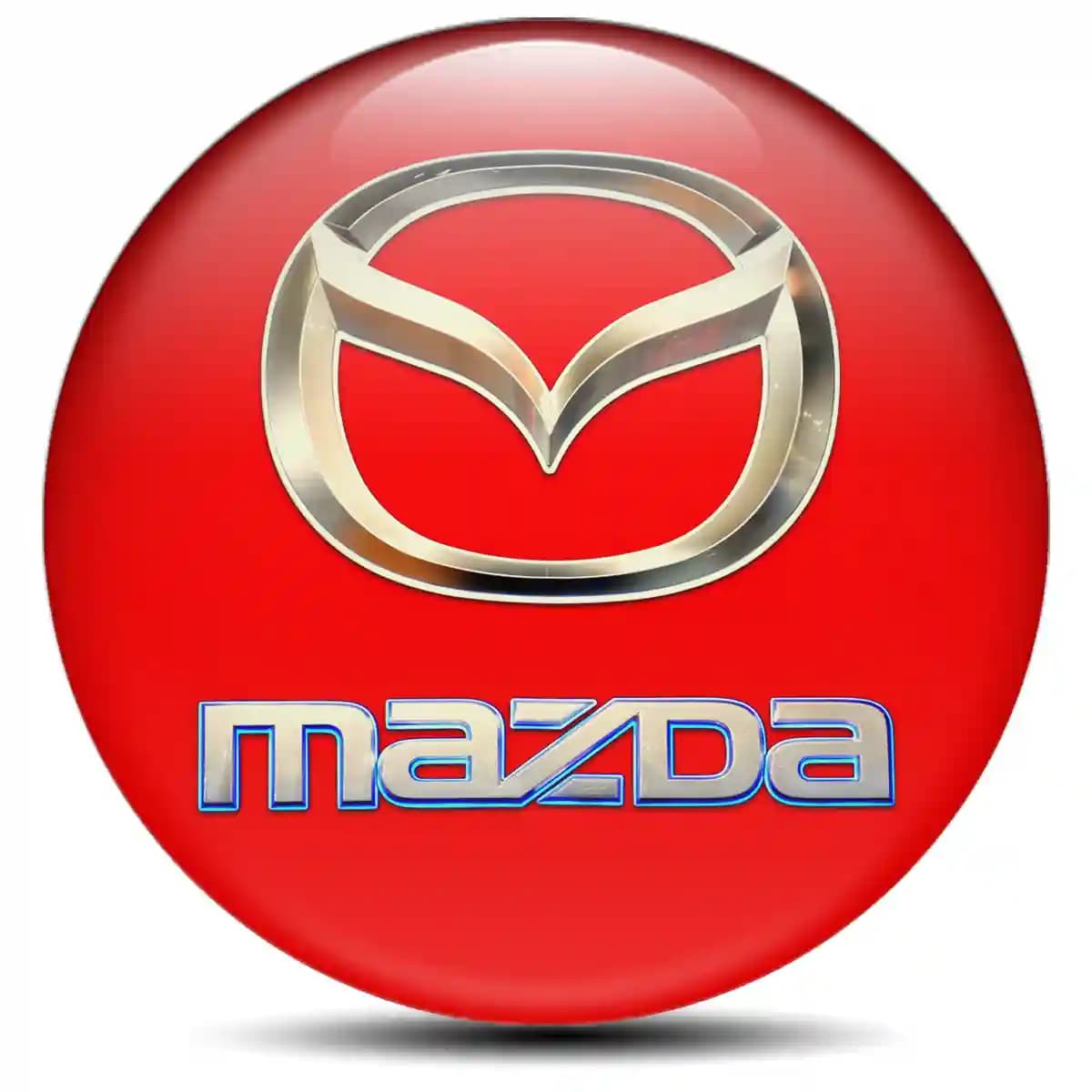 Mazda Domed Emblem Stylish Design