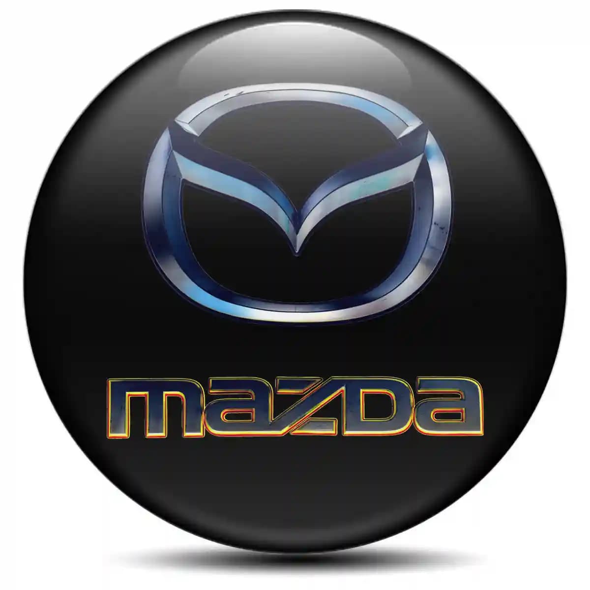 Mazda Domed Sticker Self-Adhesive Branded Edition