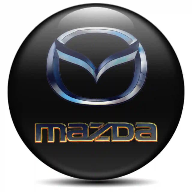 Mazda Domed Sticker Self-Adhesive Branded Edition