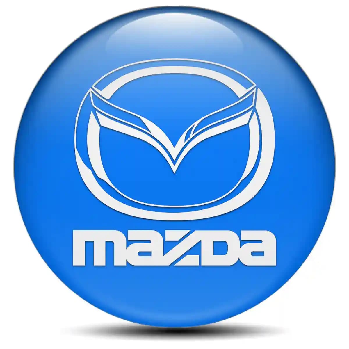 Mazda Domed Sticker Self-Adhesive Tuning Car