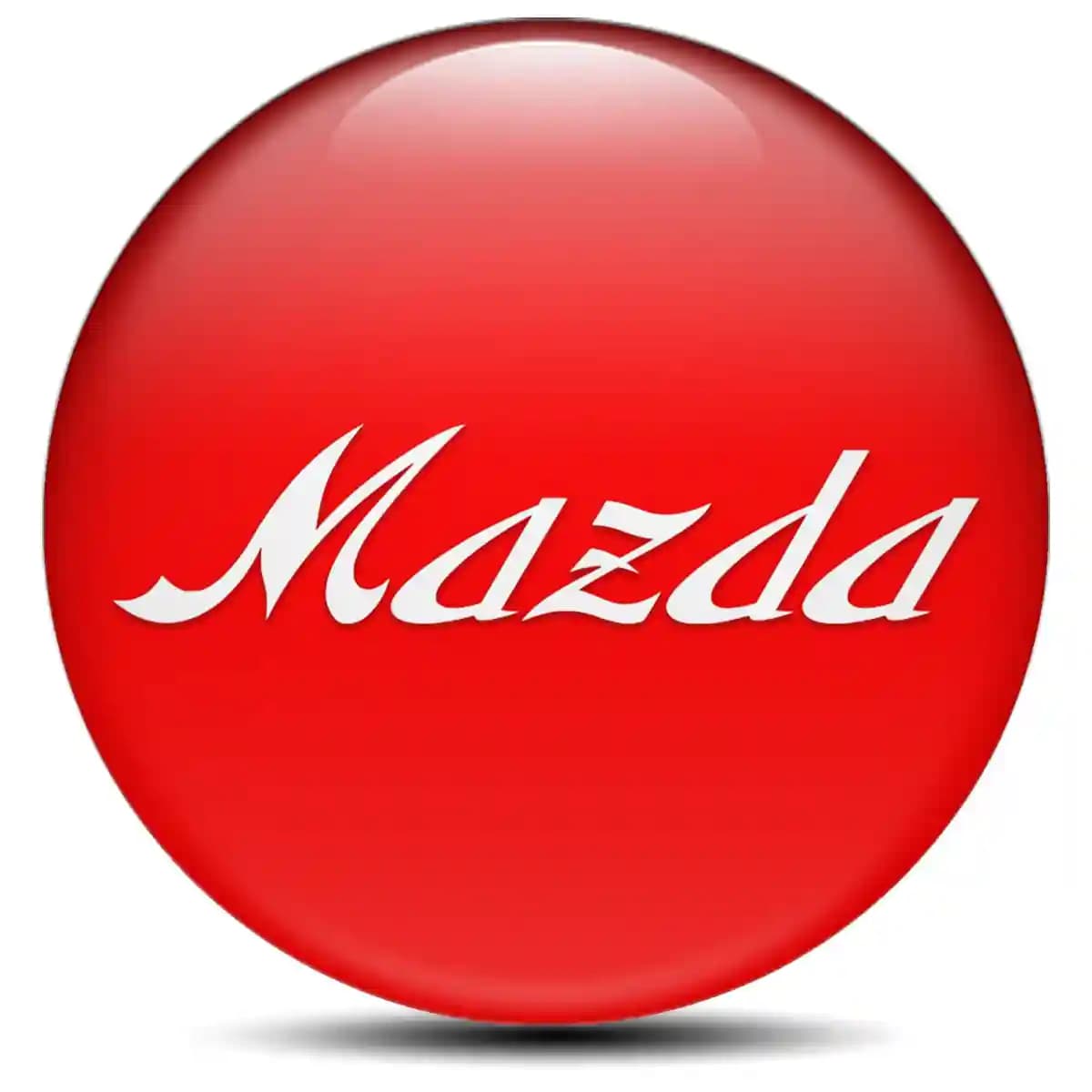 Mazda Domed Sticker Stylish Design
