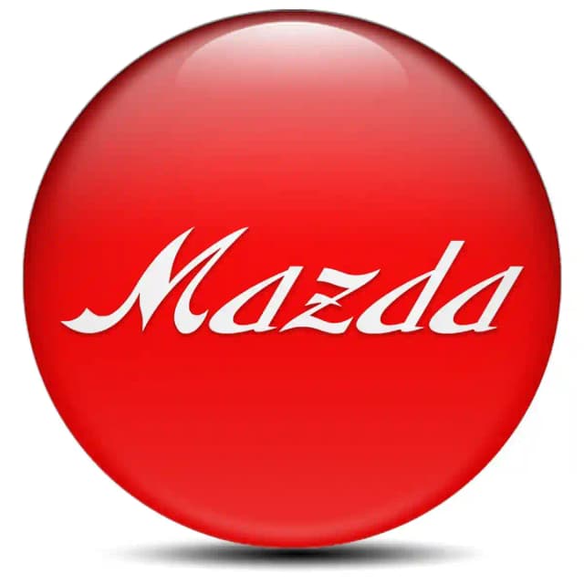 Mazda Domed Sticker Stylish Design