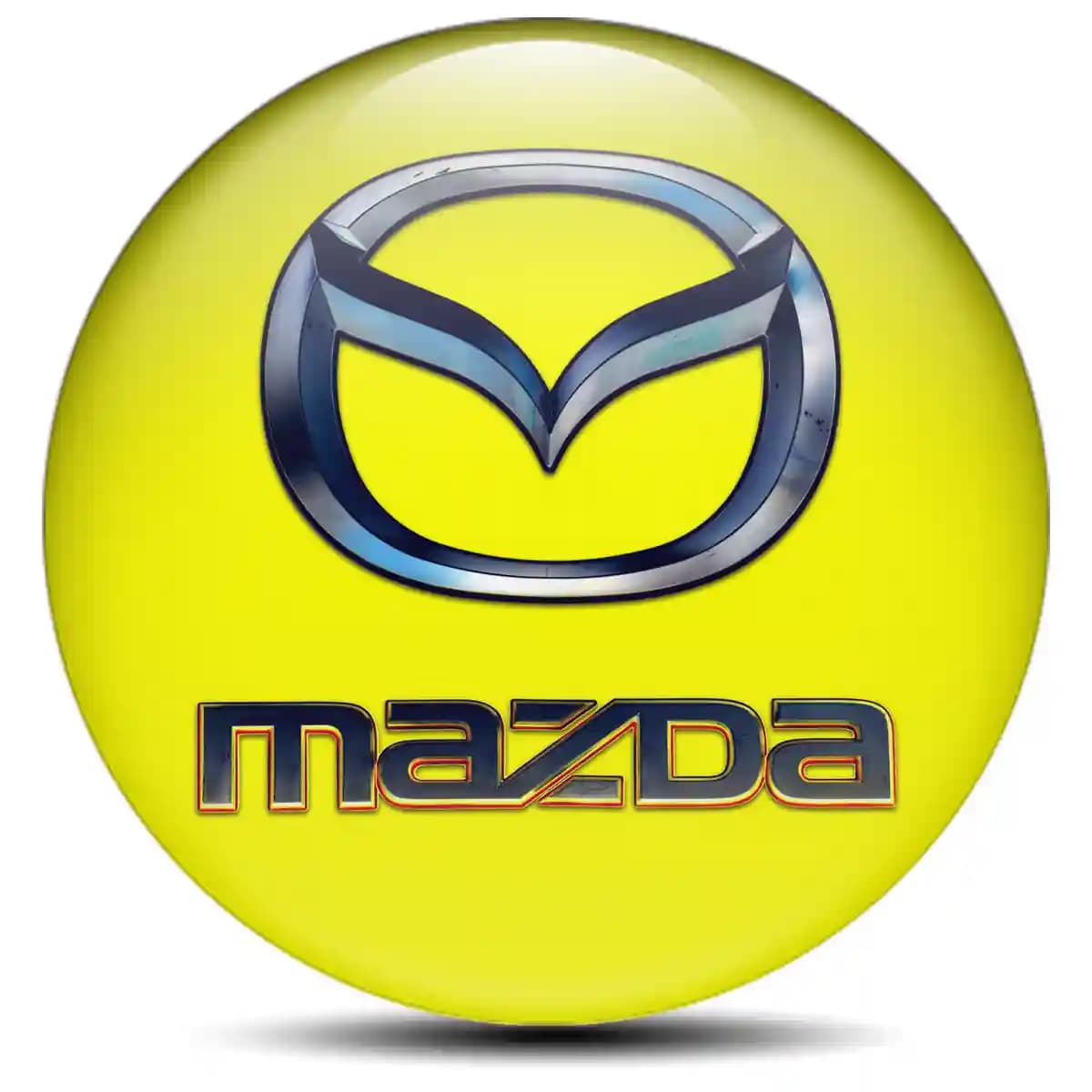 Mazda Emblem Epoxy Self-Adhesive Interior Design