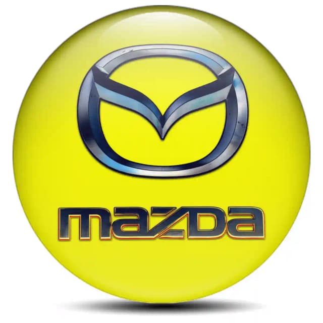 Mazda Emblem Epoxy Self-Adhesive Interior Design