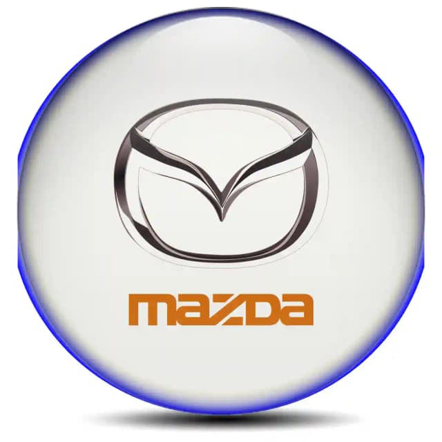 Mazda Emblem Wheel Center Caps Premium Resin