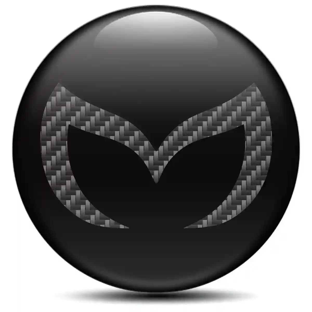 Mazda Emblem Wheel Center Caps Self-Adhesive Tuning Car