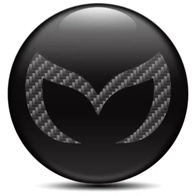 Mazda Emblem Wheel Center Caps Self-Adhesive Tuning Car