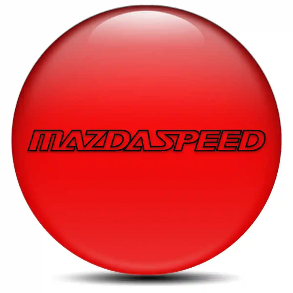 Mazda Speed Domed Emblem Self-Adhesive Stylish Design
