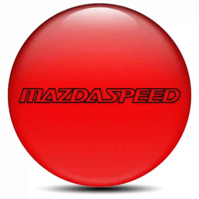Mazda Speed Domed Emblem Self-Adhesive Stylish Design
