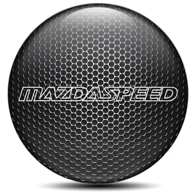 Mazda Speed Domed Emblem Stylish Design
