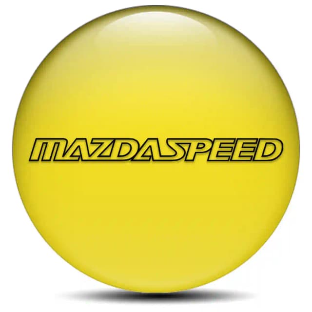 Mazda Speed Domed Sticker Stylish Design