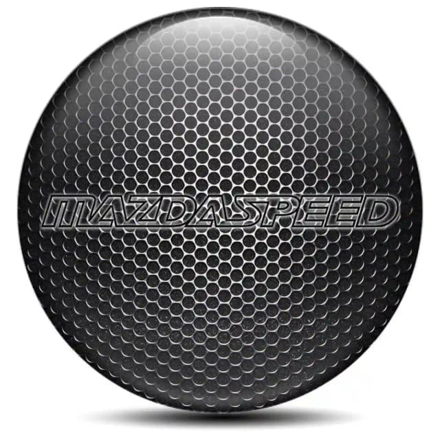 Mazda Speed Emblem Center Hub Cap Self-Adhesive Stylish Design