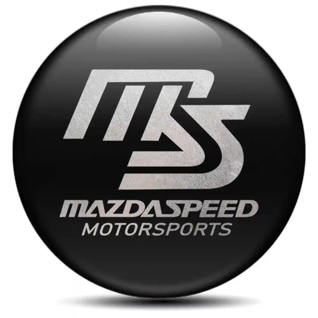 Mazda Speed Emblem Wheel Center Caps Stylish Design