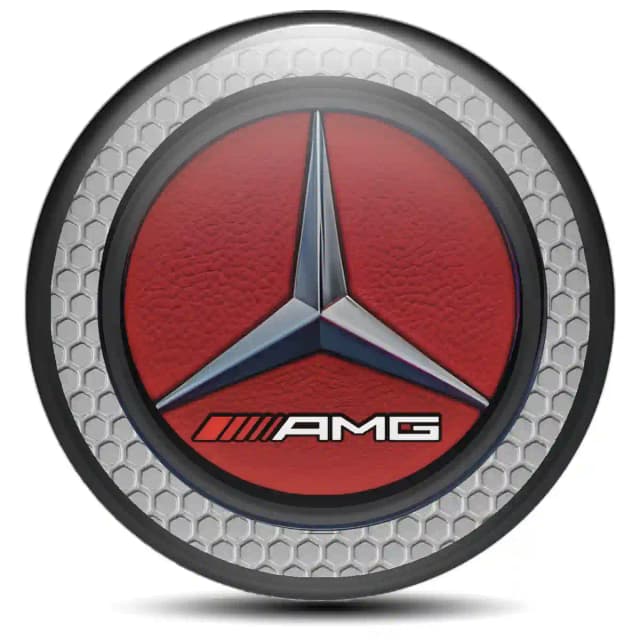 Mercedes AMG Badge Emblems Center Cap Exterior Design