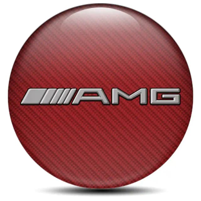 Mercedes AMG Badge Emblems Center Cap Premium Resin