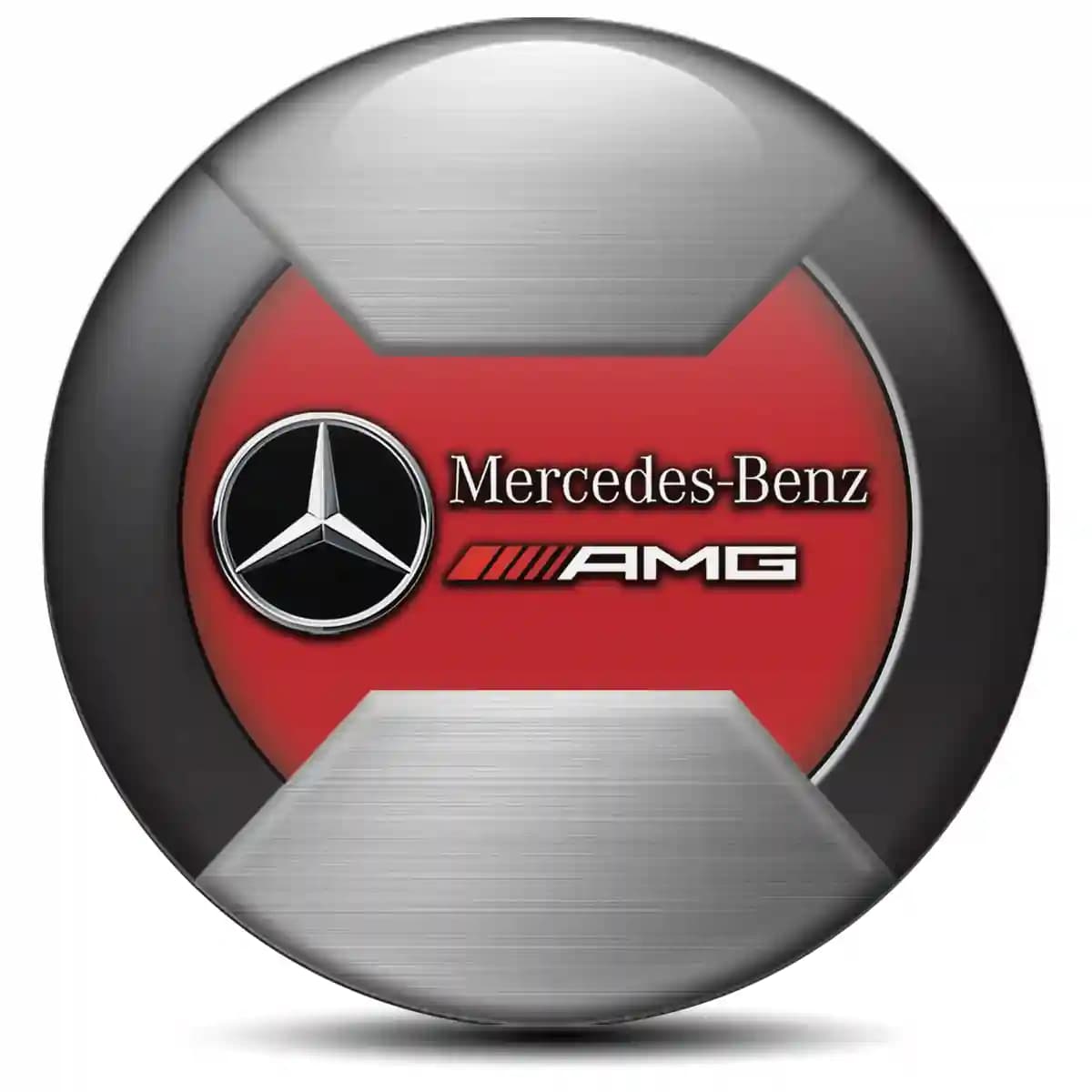 Mercedes AMG Badge Emblems Center Cap Self-Adhesive Tuning Car