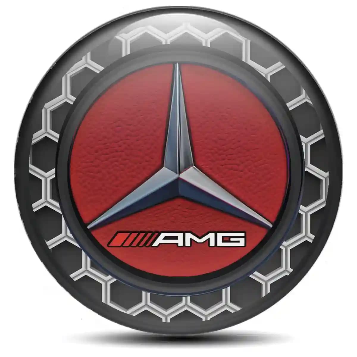 Mercedes AMG Domed Emblem Premium Quality