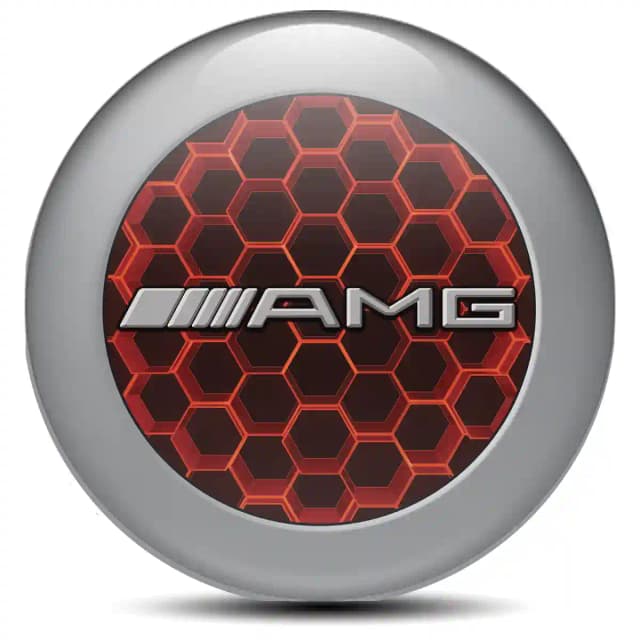 Mercedes AMG Domed Emblem Premium Resin