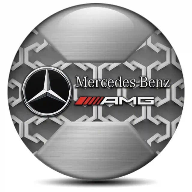 Mercedes AMG Domed Emblem Self-Adhesive Limited Edition