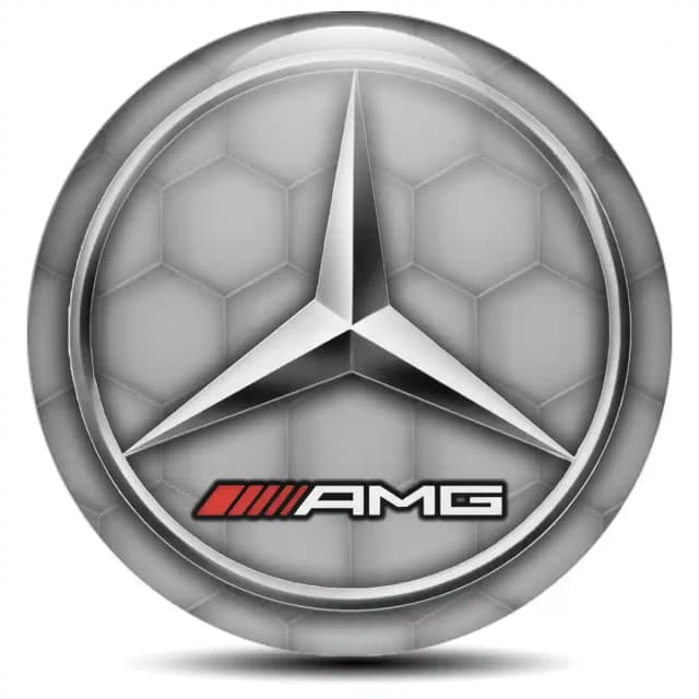 Mercedes AMG Domed Emblem Self-Adhesive Luxury Edition