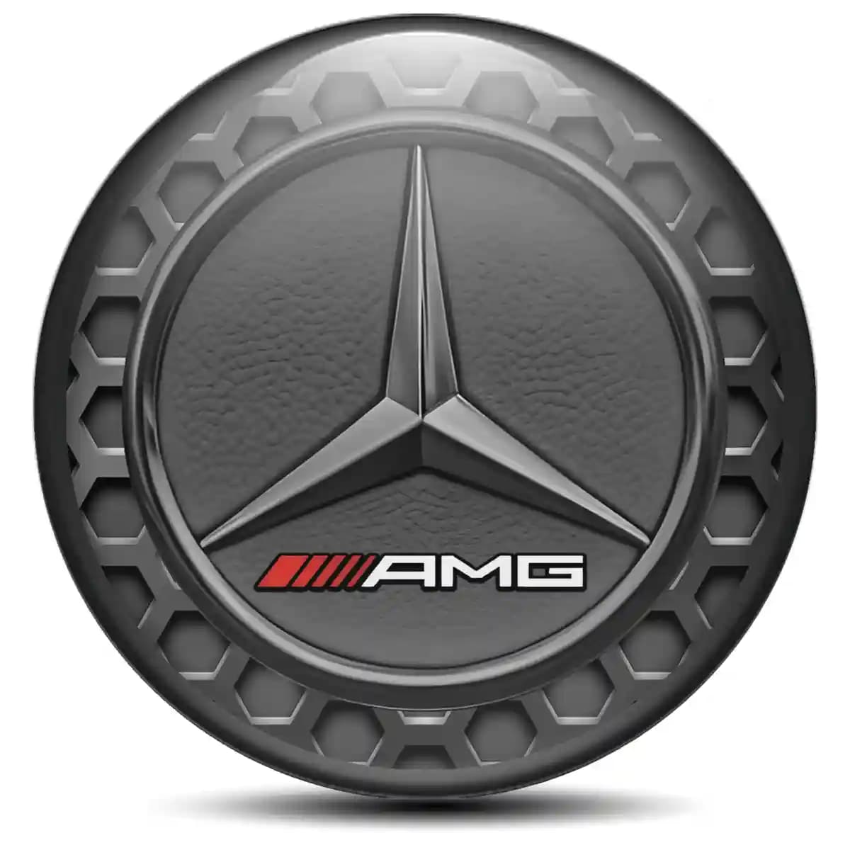 Mercedes AMG Domed Emblem Self-Adhesive Premium Quality