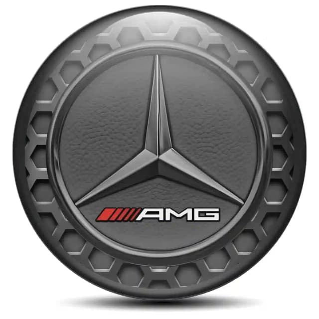 Mercedes AMG Domed Emblem Self-Adhesive Premium Quality