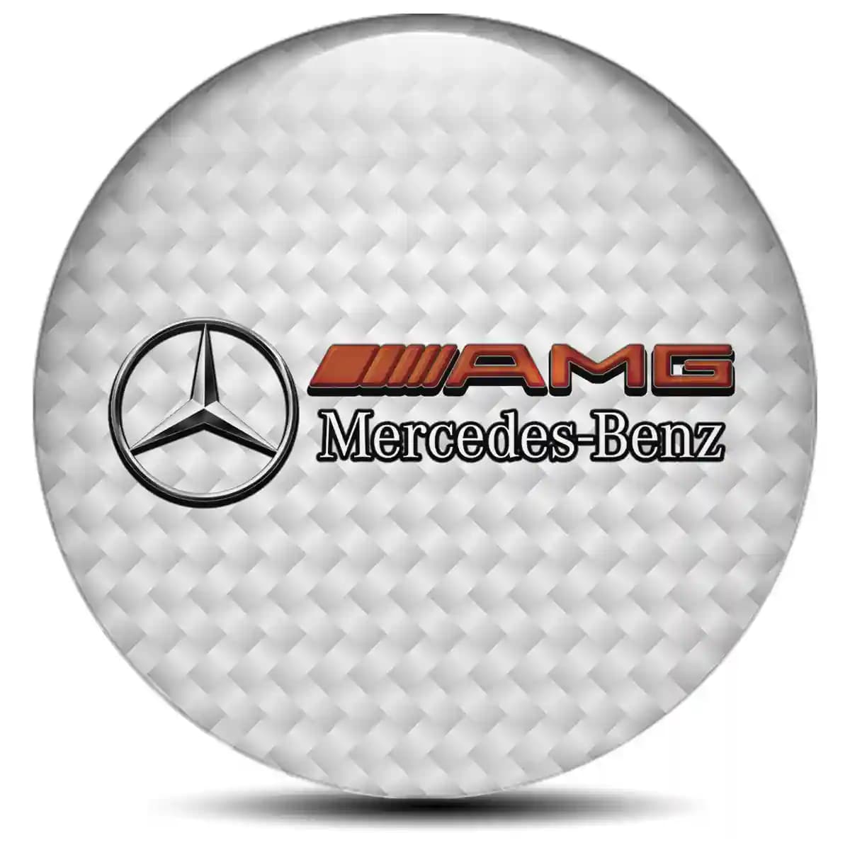 Mercedes AMG Domed Emblem Self-Adhesive Tuning Car