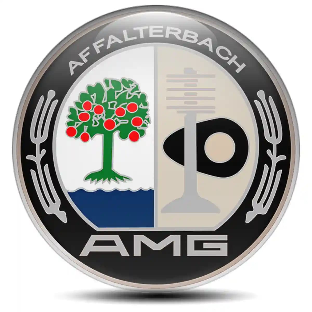 Mercedes AMG Domed Emblem Stylish Design