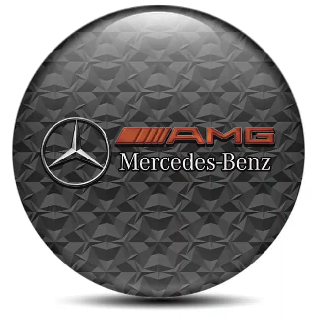Mercedes AMG Domed Sticker Branded Edition
