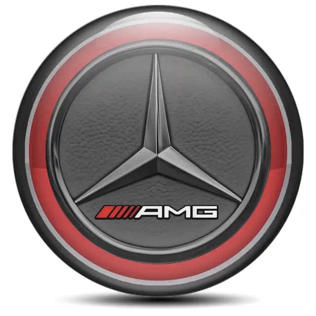 Mercedes AMG Domed Sticker Luxury Edition