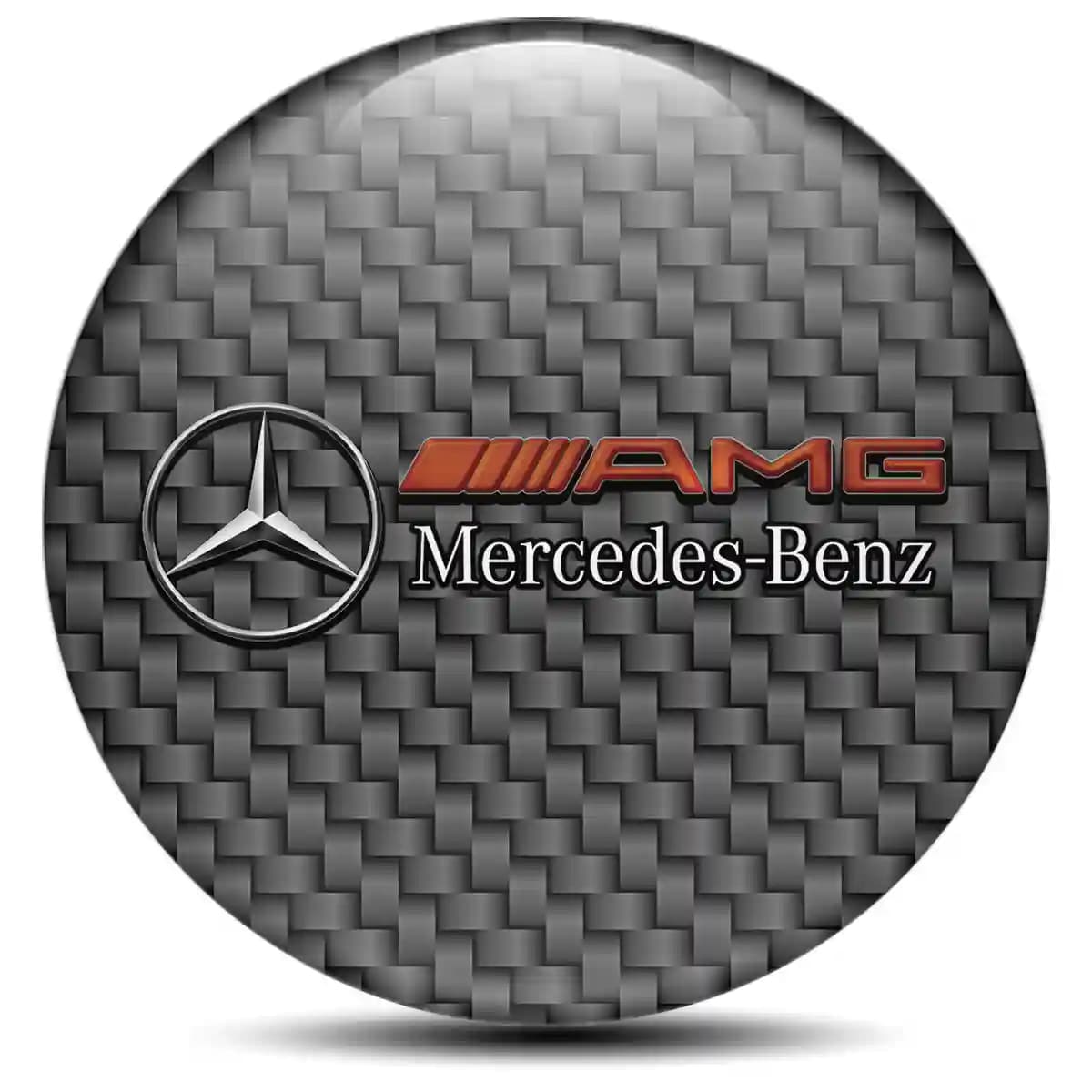 Mercedes AMG Domed Sticker Self-Adhesive High Quality